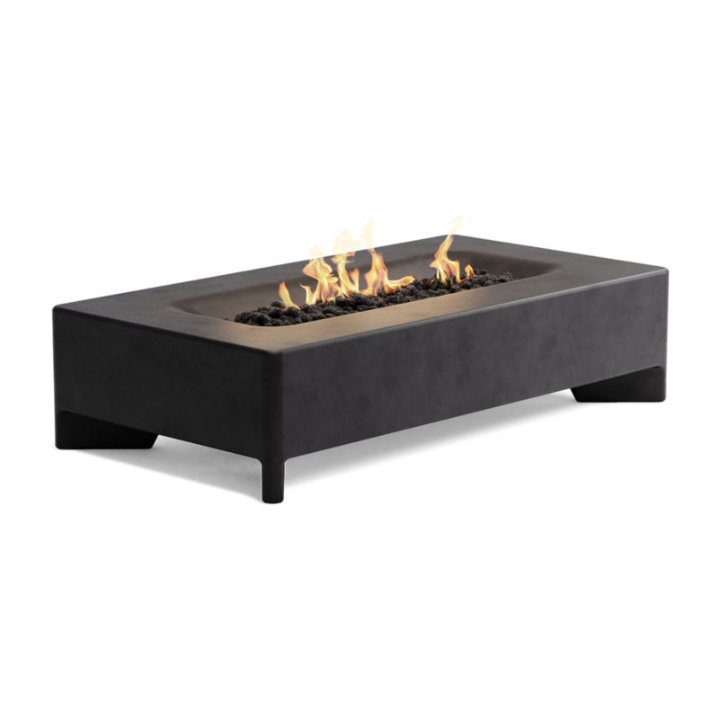 Neighbor ™ Rook Rectangle Charcoal Natural Gas Fire Table - image 2 of 7