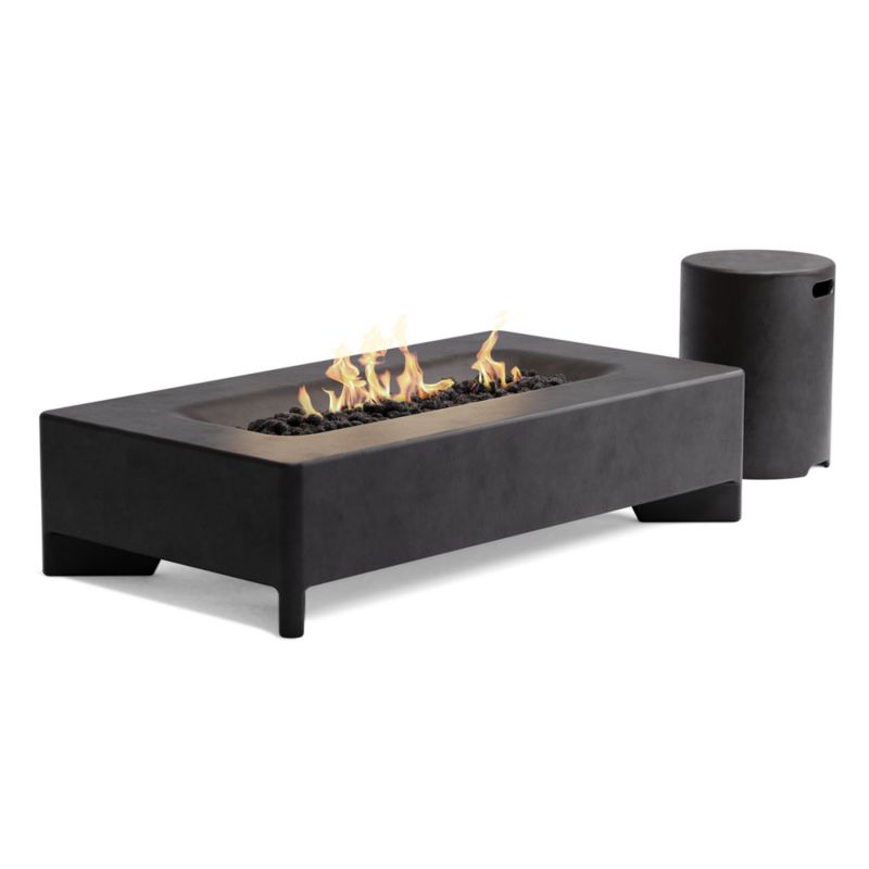 Neighbor ™ Rook Rectangle Charcoal Liquid Propane Table - image 2 of 7