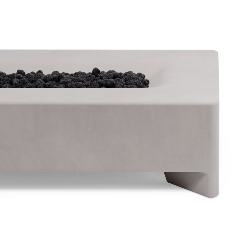 Neighbor ™ Rook Rectangle Stone Natural Gas Fire Table - image 3 of 6