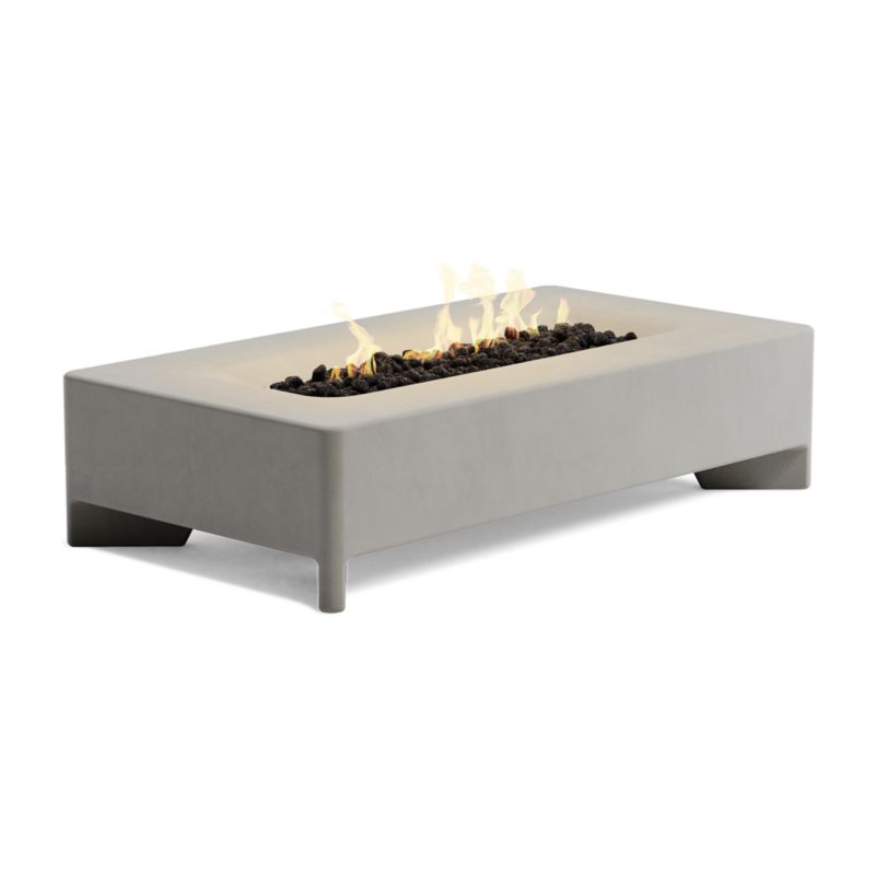 Neighbor ™ Rook Rectangle Stone Natural Gas Fire Table - image 1 of 6