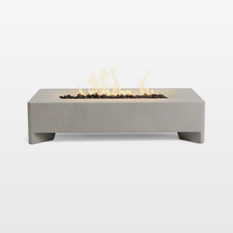 Neighbor ™ Rook Rectangle Stone Natural Gas Fire Table - image 0 of 6