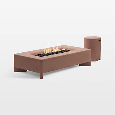 Neighbor ™ Rook Rectangle Canyon Liquid Propane Fire Table