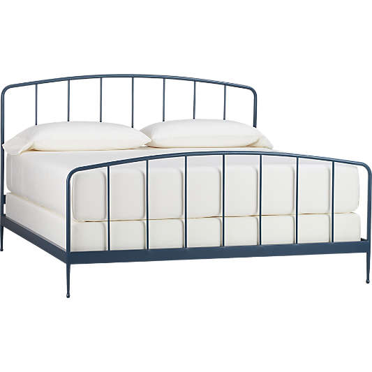 Rory Blue King Bed