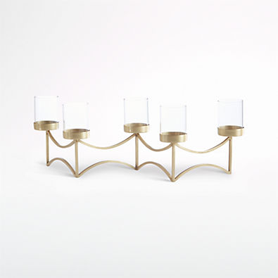 View Rory Brass Tea Light Centerpiece details