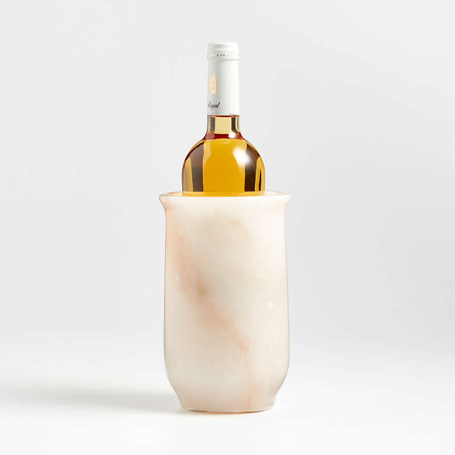 WINE CHILLER, PINK MARBLE, 50 OZ