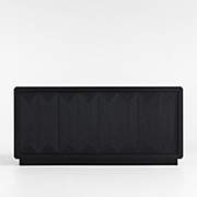 Crate & Barrel Geneva Black Wood Sideboard look-alike from