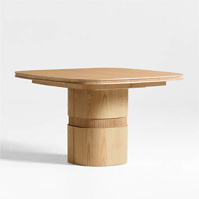 Roseau 48"-70" Natural Wood Extendable Dining Table