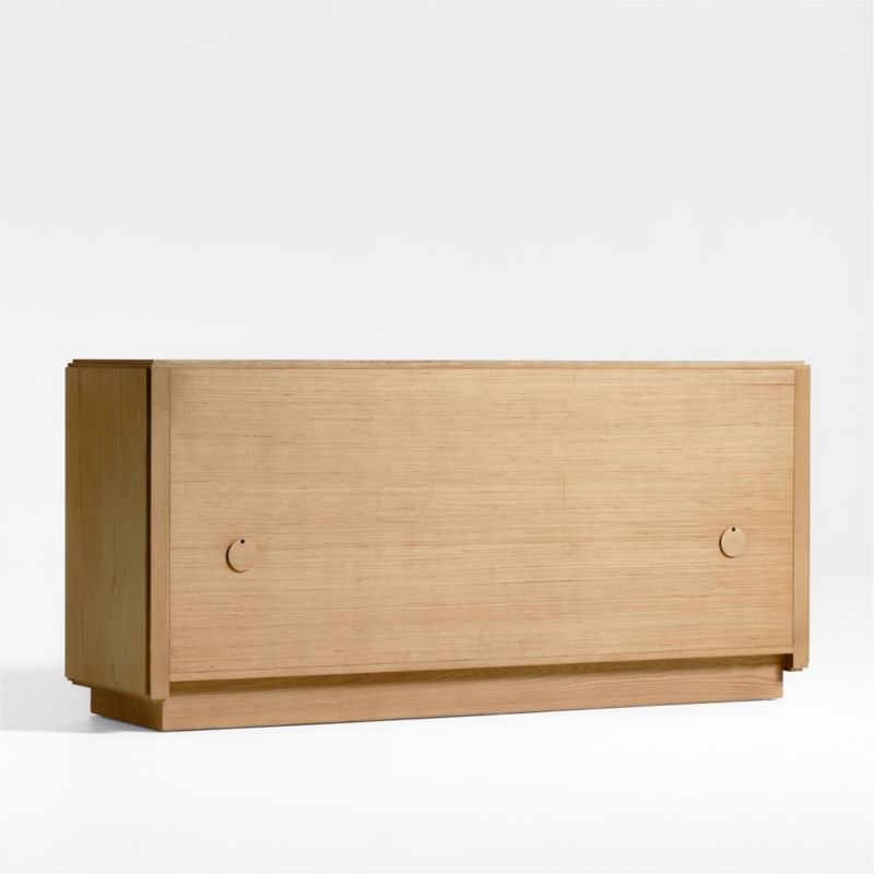 Roseau Natural Wood Sideboard Cabinet - image 8 of 11