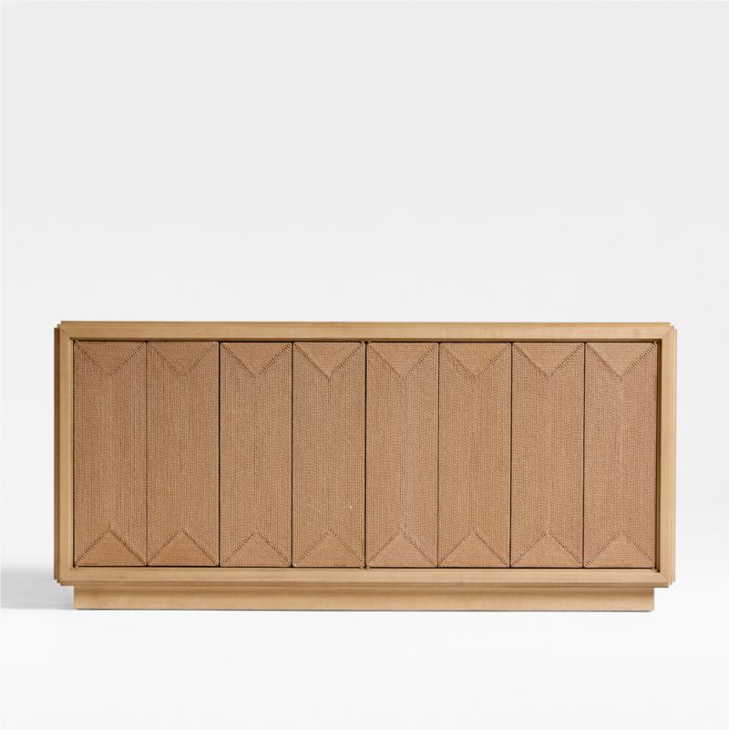 Roseau Natural Wood Sideboard Cabinet - image 0 of 11