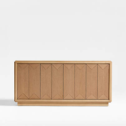 Roseau 69" Natural Wood Credenza