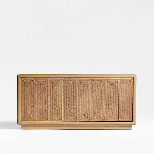 Roseau 69" Natural Wood Credenza