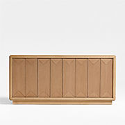 Roseau Natural Wood Sideboard Cabinet