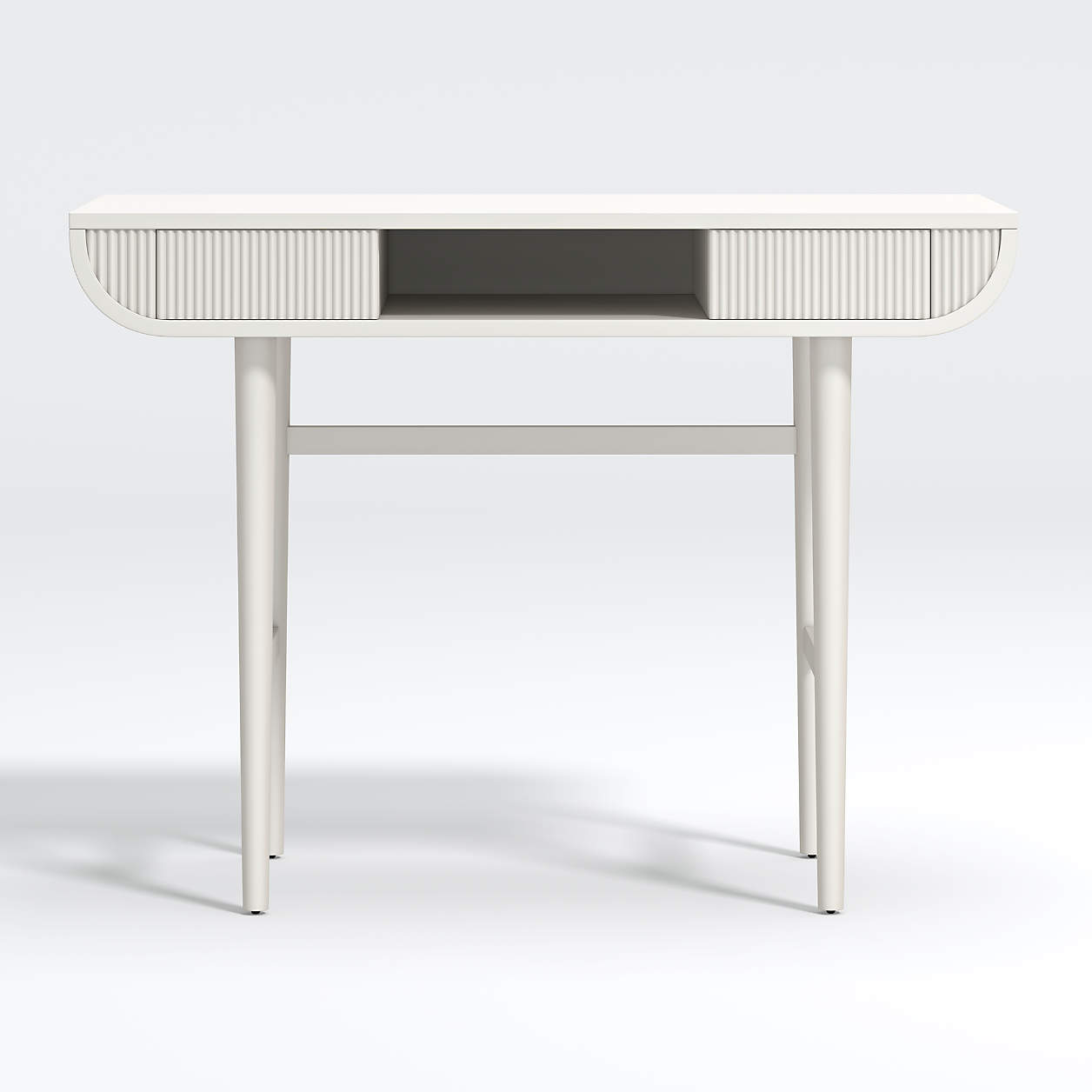 Roselle White Wood Desk