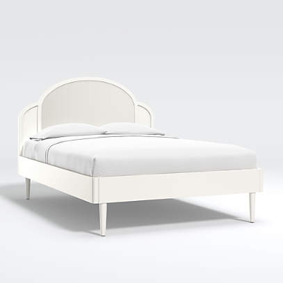 Kids white full top bed