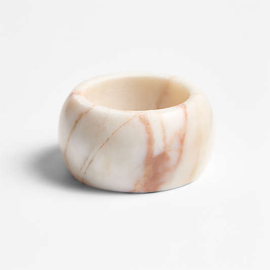 Rosette Marble Napkin Ring