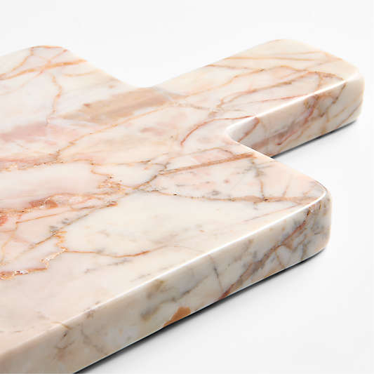 Rosette Rectangular Marble Serve Board