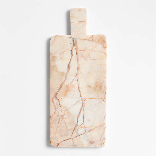 Rosette Rectangular Marble Serve Board