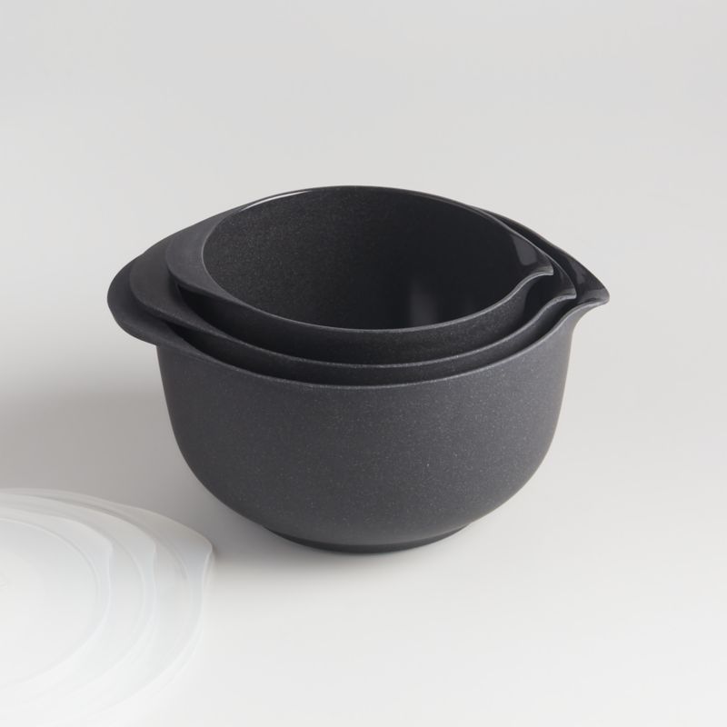 Rosti Black Pebble Margrethe Bowls, Set of 3 - image 1 of 2