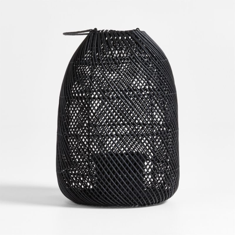 Rota Black Woven Lantern 17" - image 2 of 4