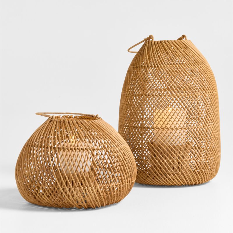 Rota Natural Woven Lantern 17" - image 1 of 4