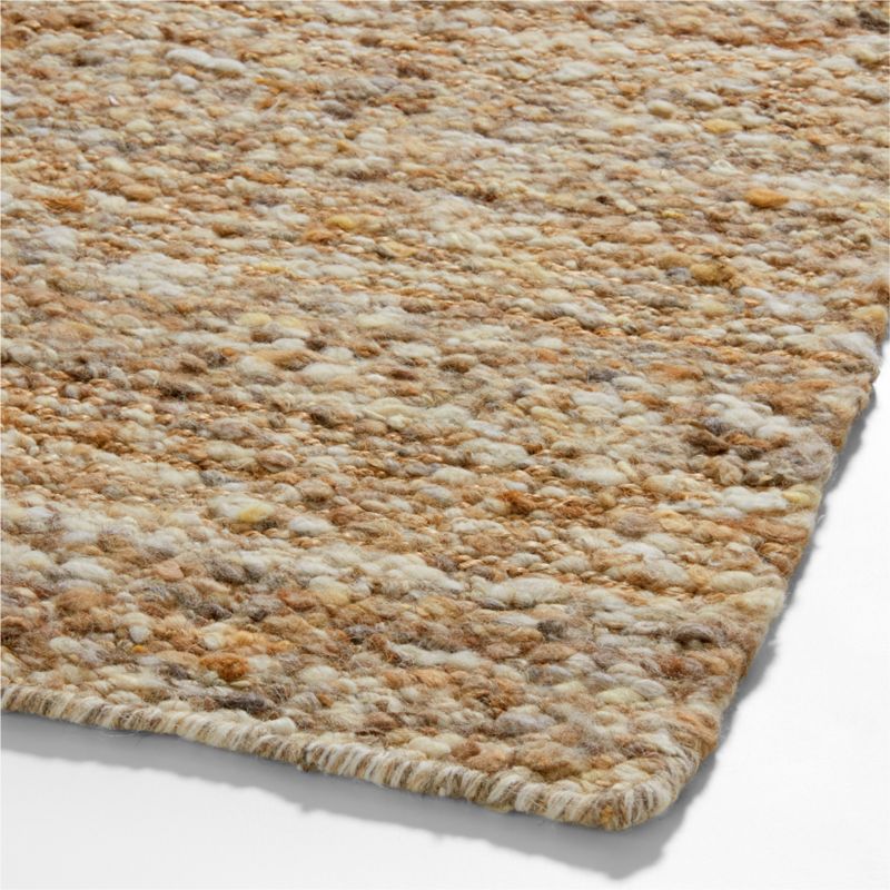 Rouen Jute/Wool Blend Triple Striped Espresso Brown Area Rug 6'x9' - image 5 of 5