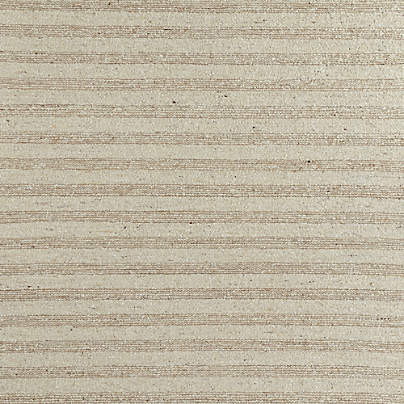 Rouen Jute/Wool Blend Triple Striped Sand Beige Area Rug 6'x9'