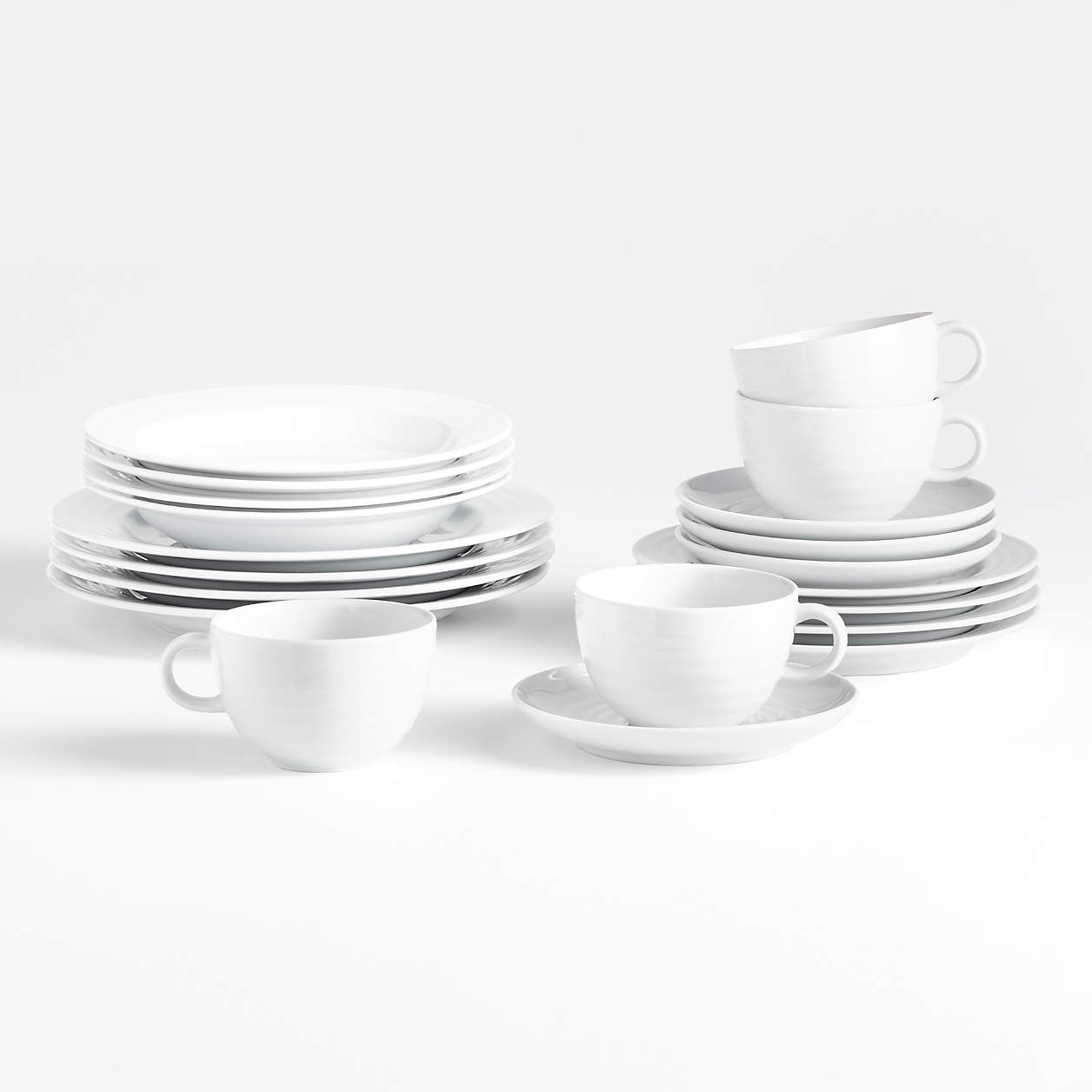 Roulette 20Piece Dinnerware Set + Reviews Crate & Barrel