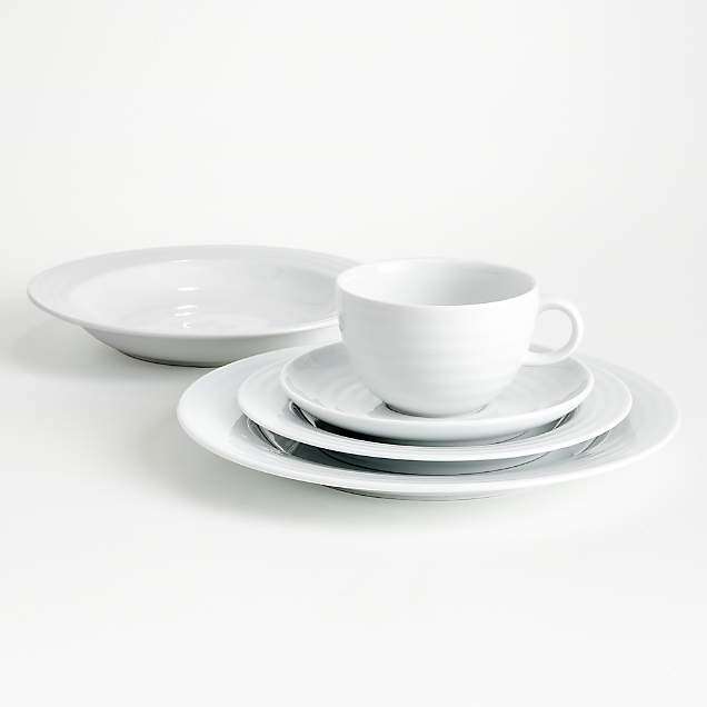 Roulette 16Piece Dinnerware Set + Reviews Crate & Barrel