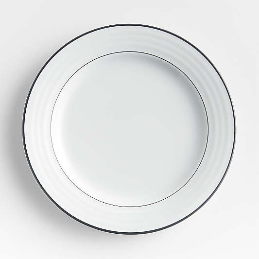 Roulette Black Band Dinner Plate