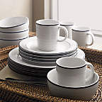 View Roulette Blue Band 4-Piece Place Setting - image 6 of 9