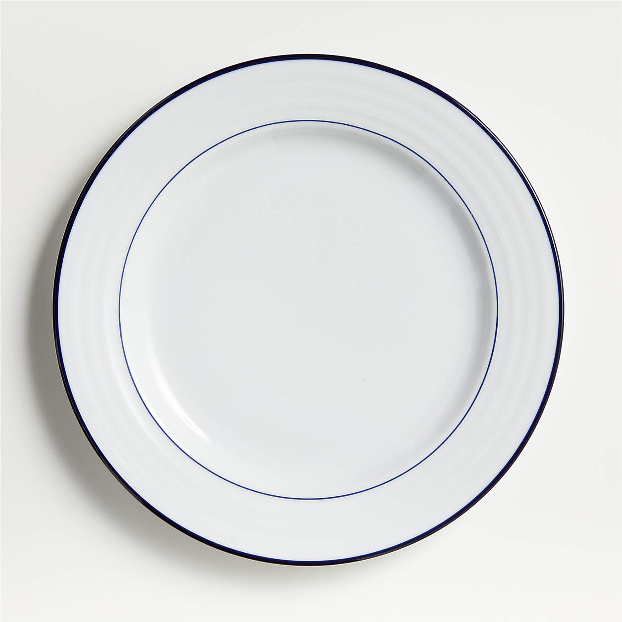 Roulette Hanukkah Blue Band Dinner Plate + Reviews Crate & Barrel