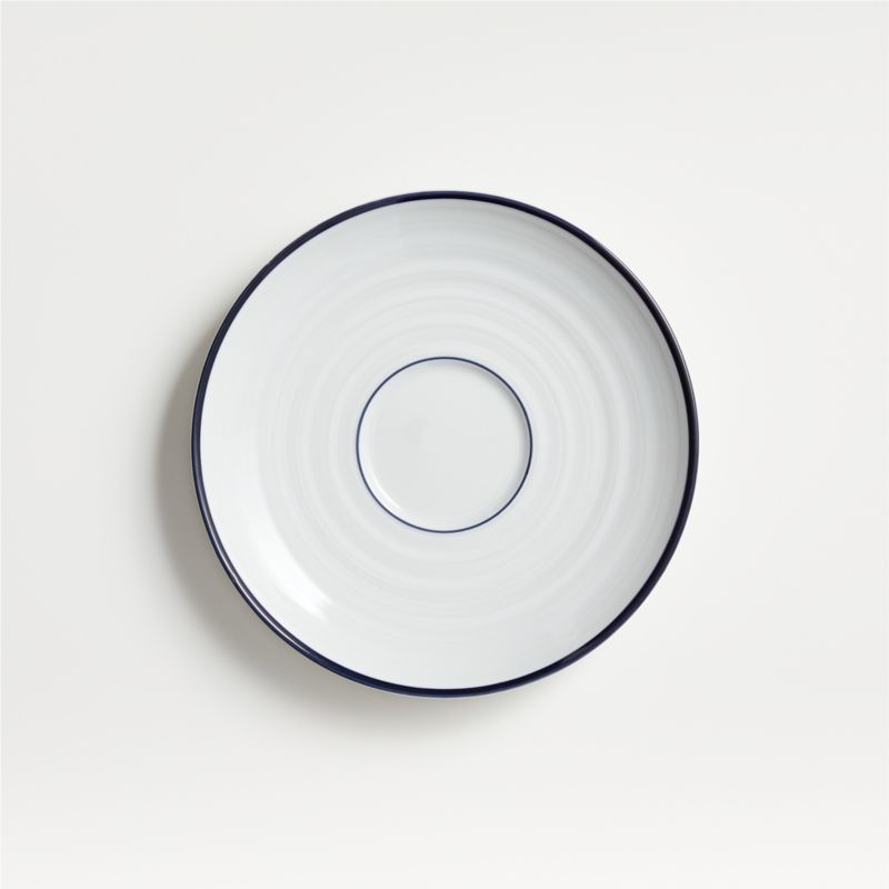 Viewing product image Roulette Blue Band Saucer - image 1 of 3