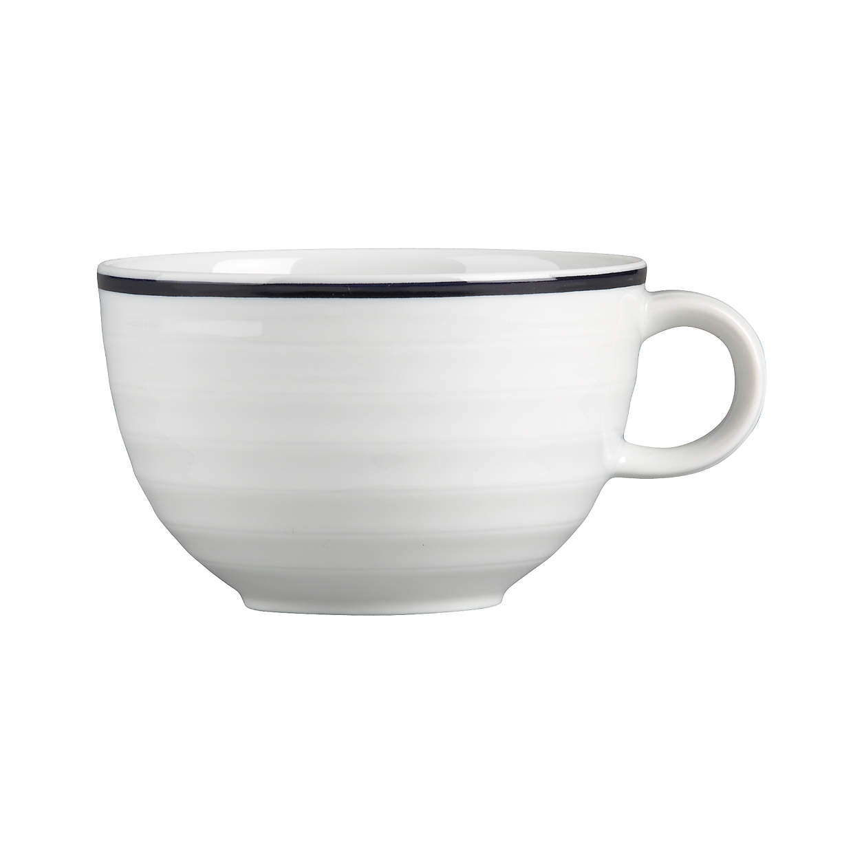 Roulette Blue Band Cup and Saucer Crate & Barrel