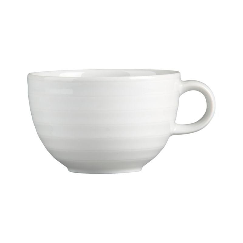 Roulette White Porcelain Cup