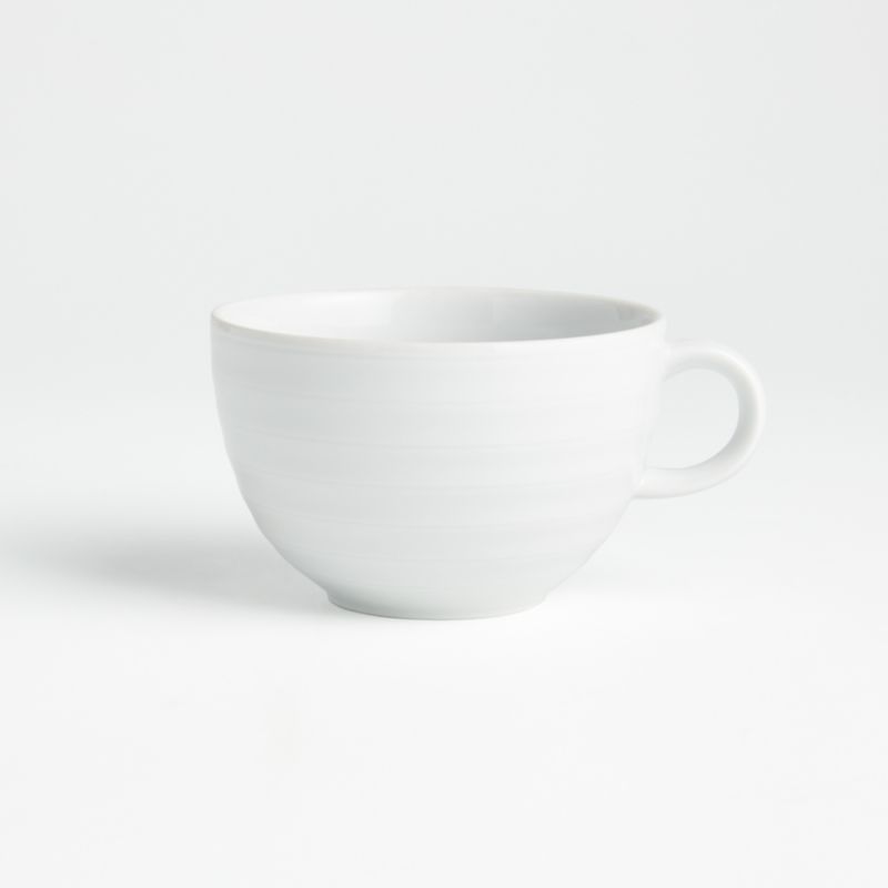 Roulette White Porcelain Cup