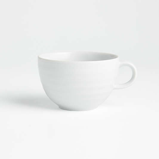 Roulette 8-oz. White Porcelain Cup