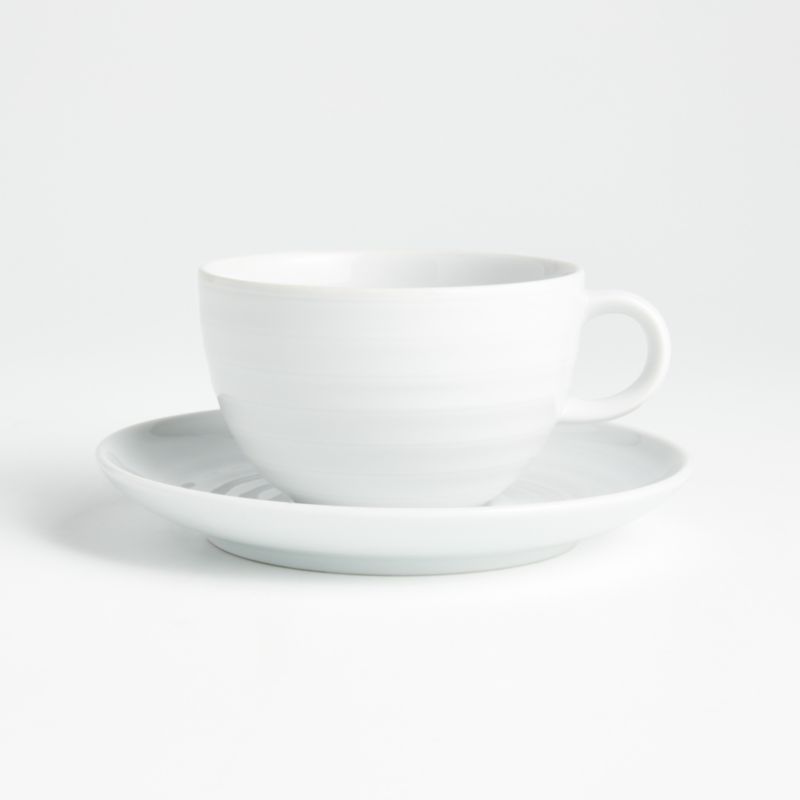 Roulette White Porcelain Cup