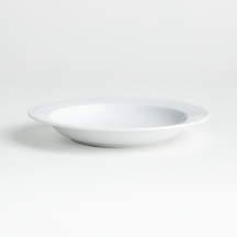 Roulette White Bowl Plate | Crate & Barrel