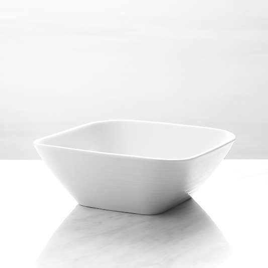 Roulette White Square Cereal Bowl