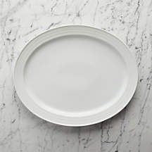 Roulette Large Oval Platter + Reviews | Crate & Barrel