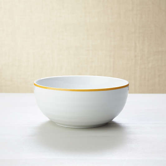 Roulette Yellow Band Cereal Bowl