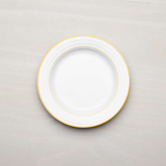 Roulette Yellow Band Salad Plate