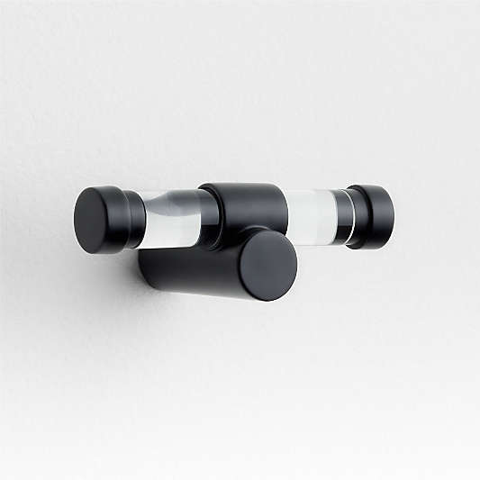 Round Acrylic Chrome Silver Cabinet Knob