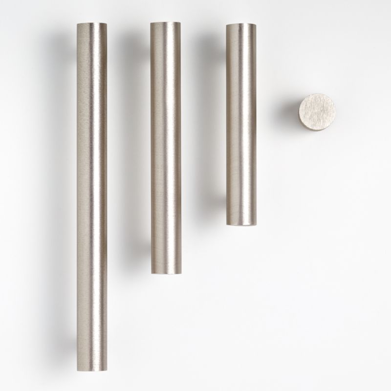 Round Brushed Nickel Knob - image 1 of 10