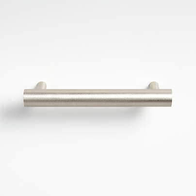 Round 4" Brushed Nickel Bar Pull