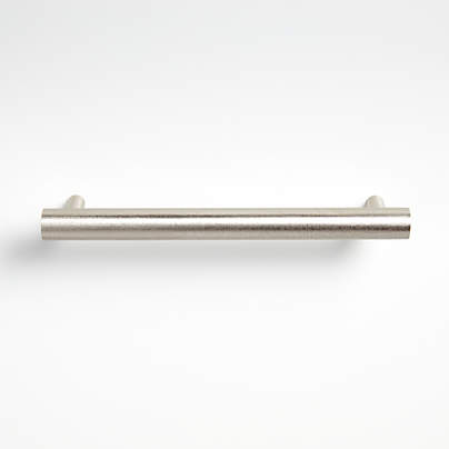 Round 6" Brushed Nickel Bar Pull