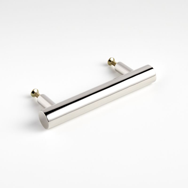 Round 4" Polished Nickel Bar Pull - image 6 of 10