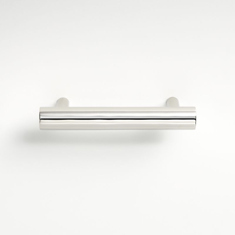 Round 3" Polished Nickel Bar Pull