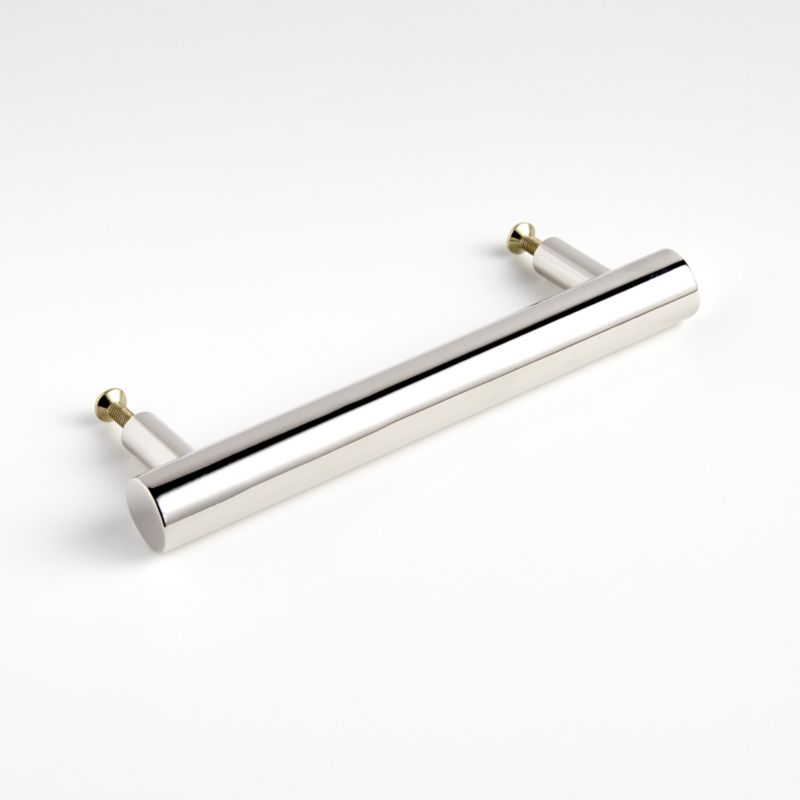 Round 4" Polished Nickel Bar Pull - image 7 of 10