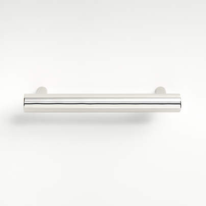 Round 4" Polished Nickel Bar Pull